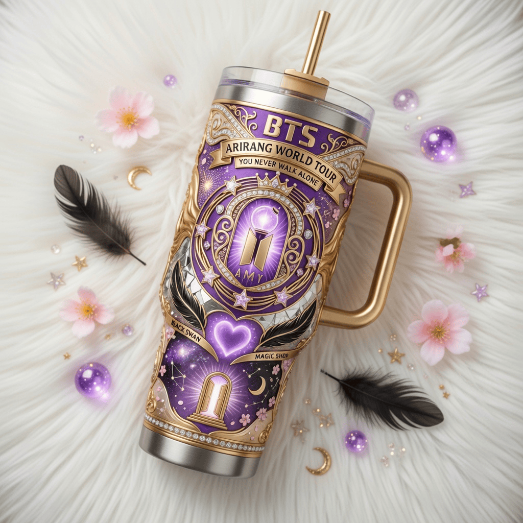 BTS 40oz Tumbler With Handle PDL