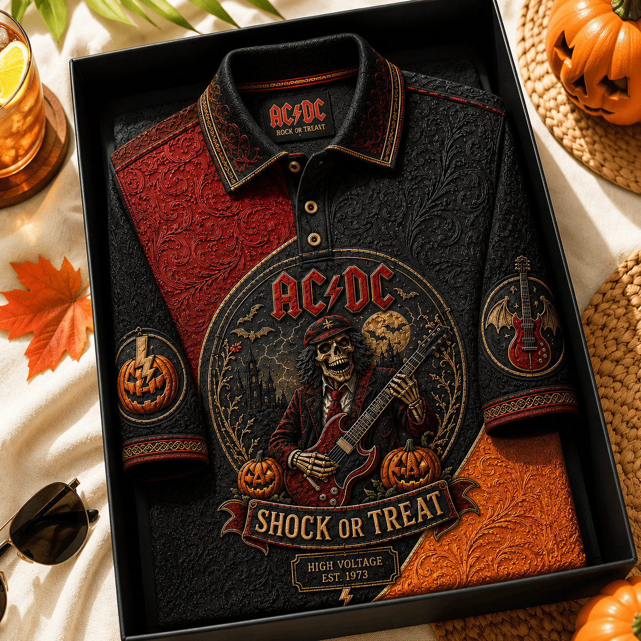 PREMIUM ACD EMBOSS POLO SHIRT HQH