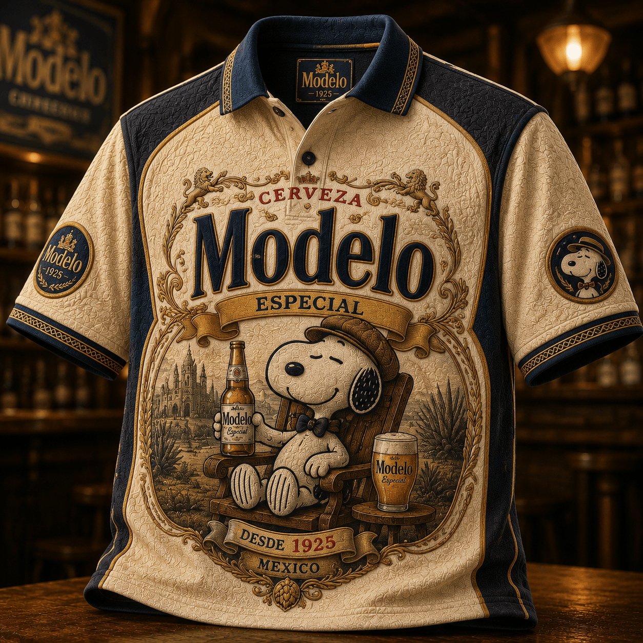 PREMIUM MDLB EMBOSS POLO SHIRT HQH