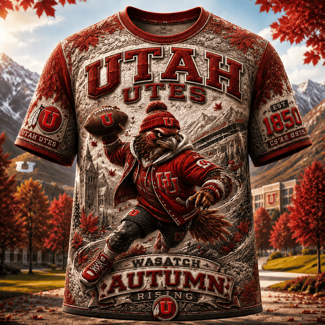PREMIUM UTAH 3D EMBOSS SHIRT NTB