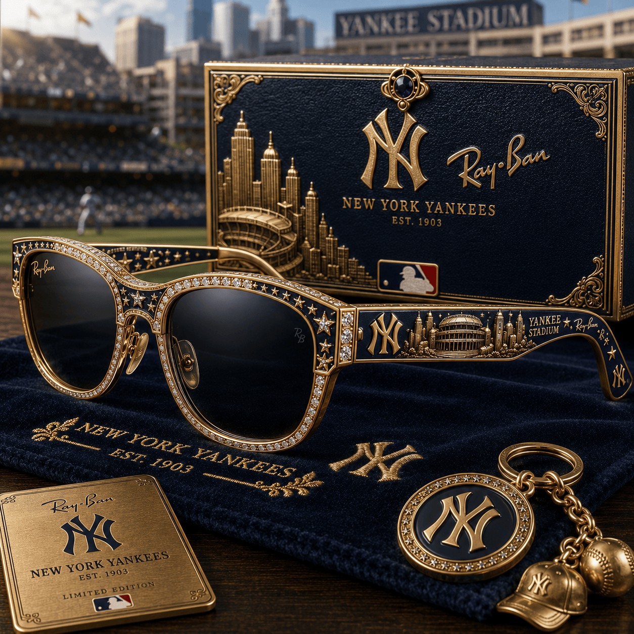 PREMIUM NYY UNISEX SUNGLASSES NPL