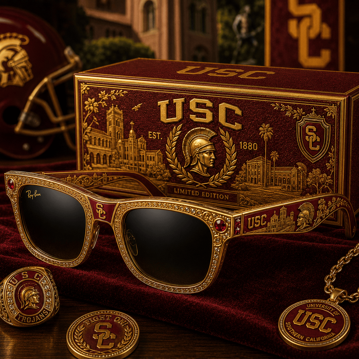 PREMIUM USC UNISEX SUNGLASSES NTVA