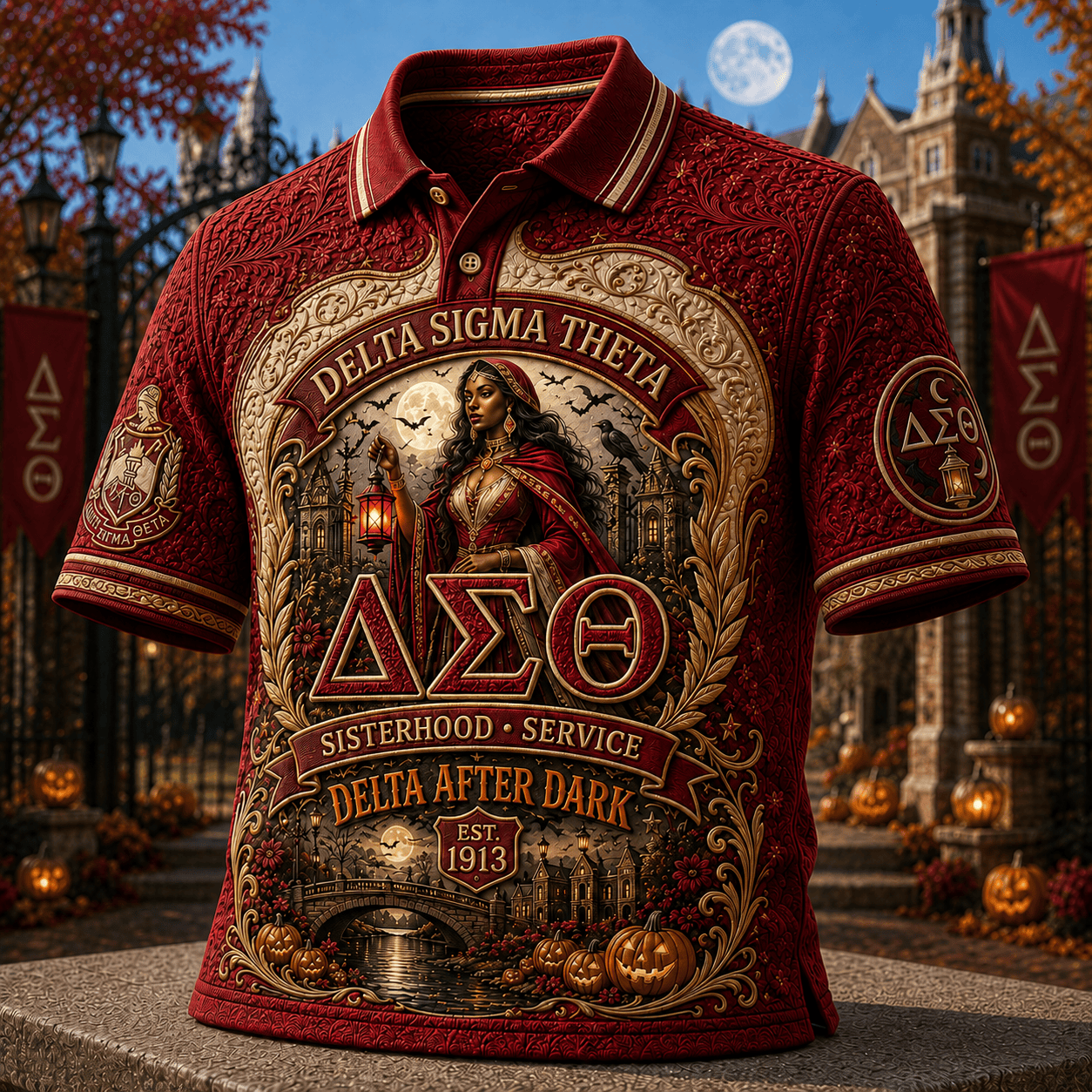 PREMIUM DST EMBOSS POLO SHIRT NTNA