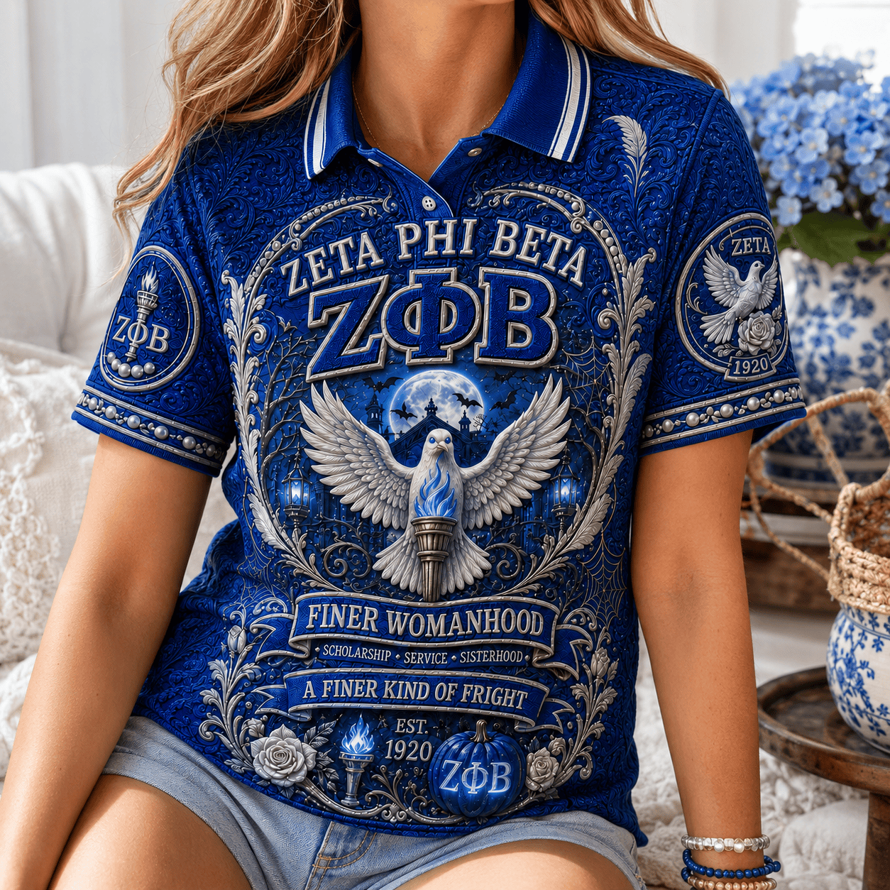 PREMIUM ZPB EMBOSS POLO SHIRT NTNA
