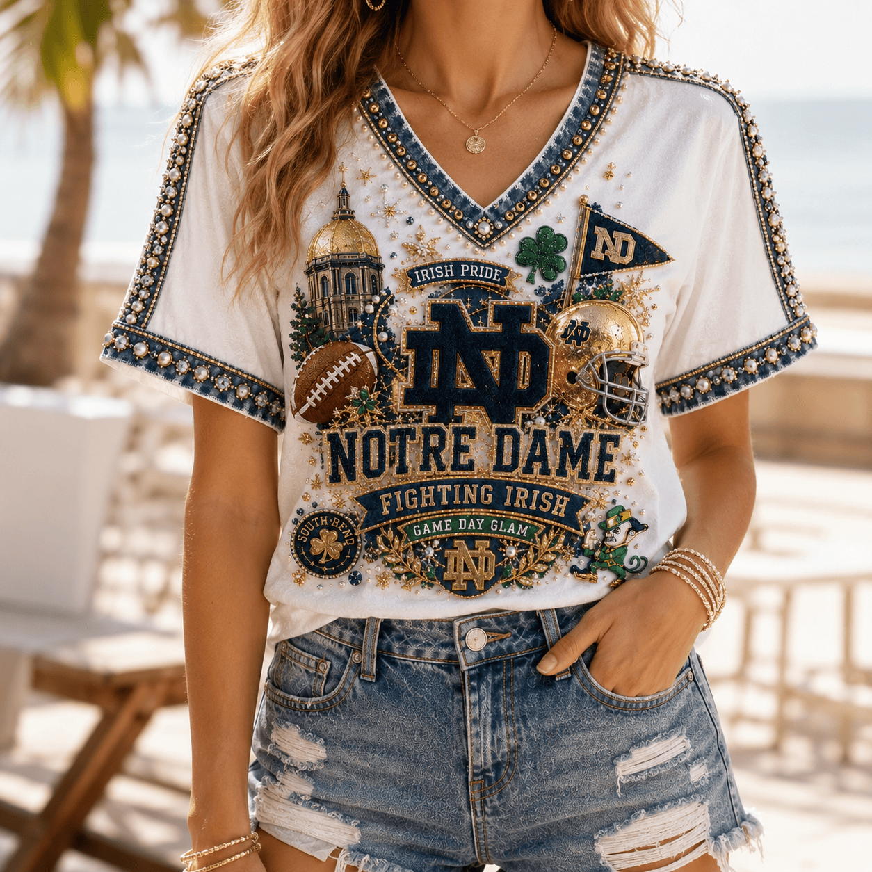 Premium NDFI V-neck Shirt NTNA