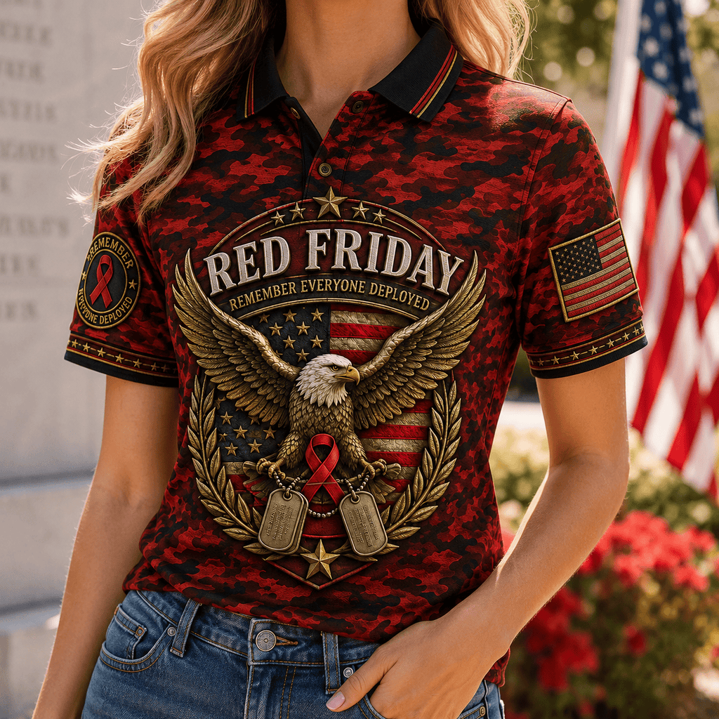 PREMIUM RFY EMBOSS POLO SHIRT TTNL
