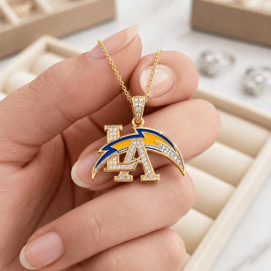 LAC Solid Gold Chain with Diamond Pendant BMD