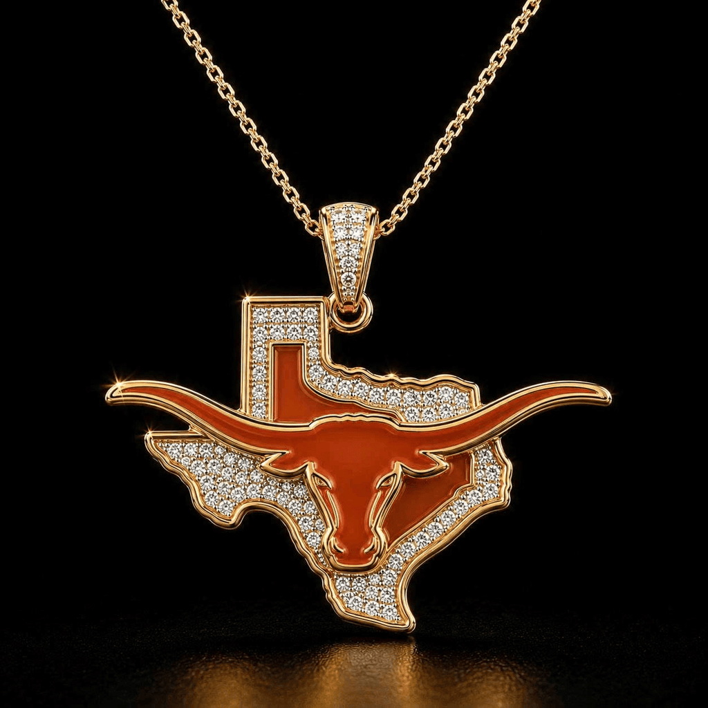 TLH Solid Gold Chain with Diamond Pendant TMH