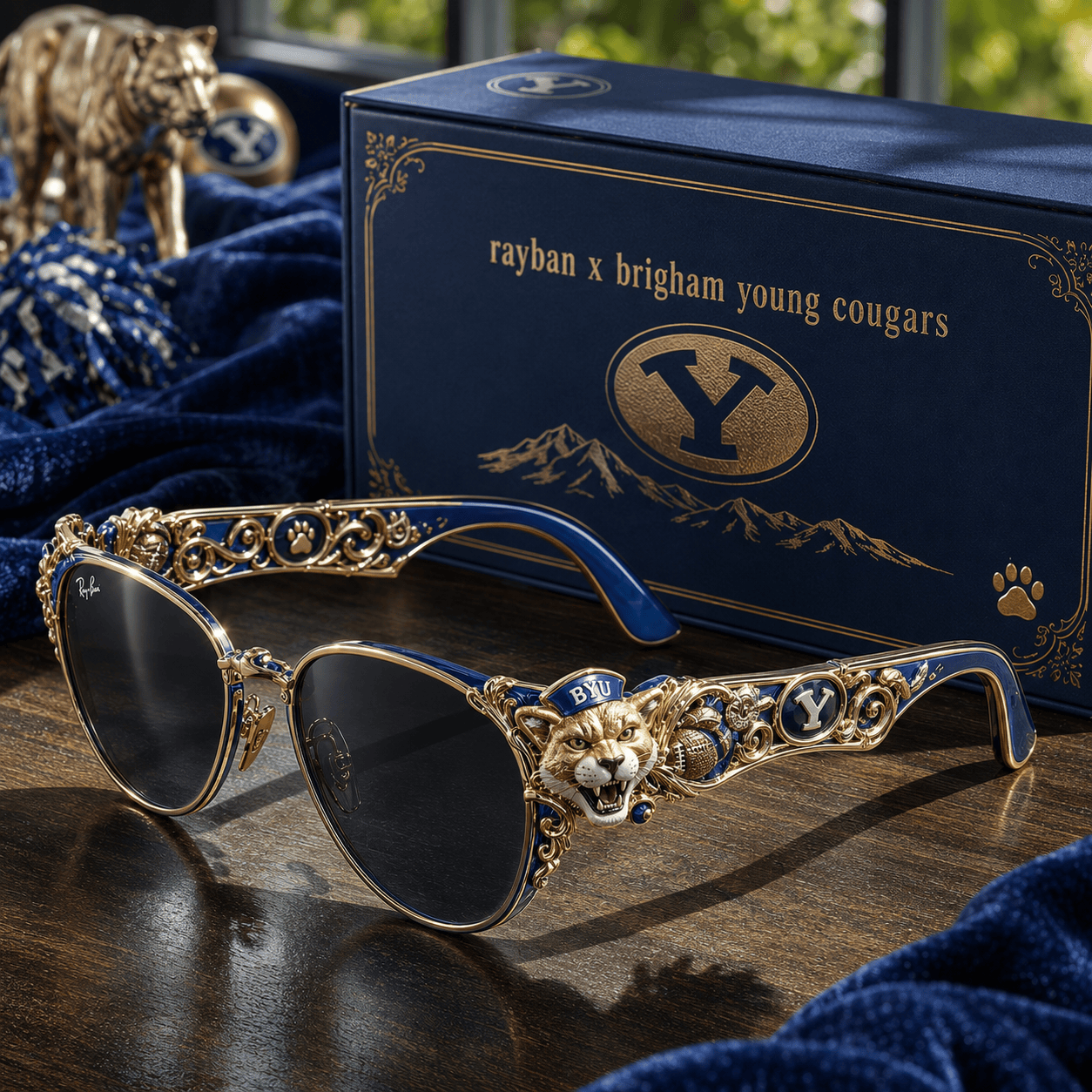 PREMIUM BYU UNISEX SUNGLASSES NTB