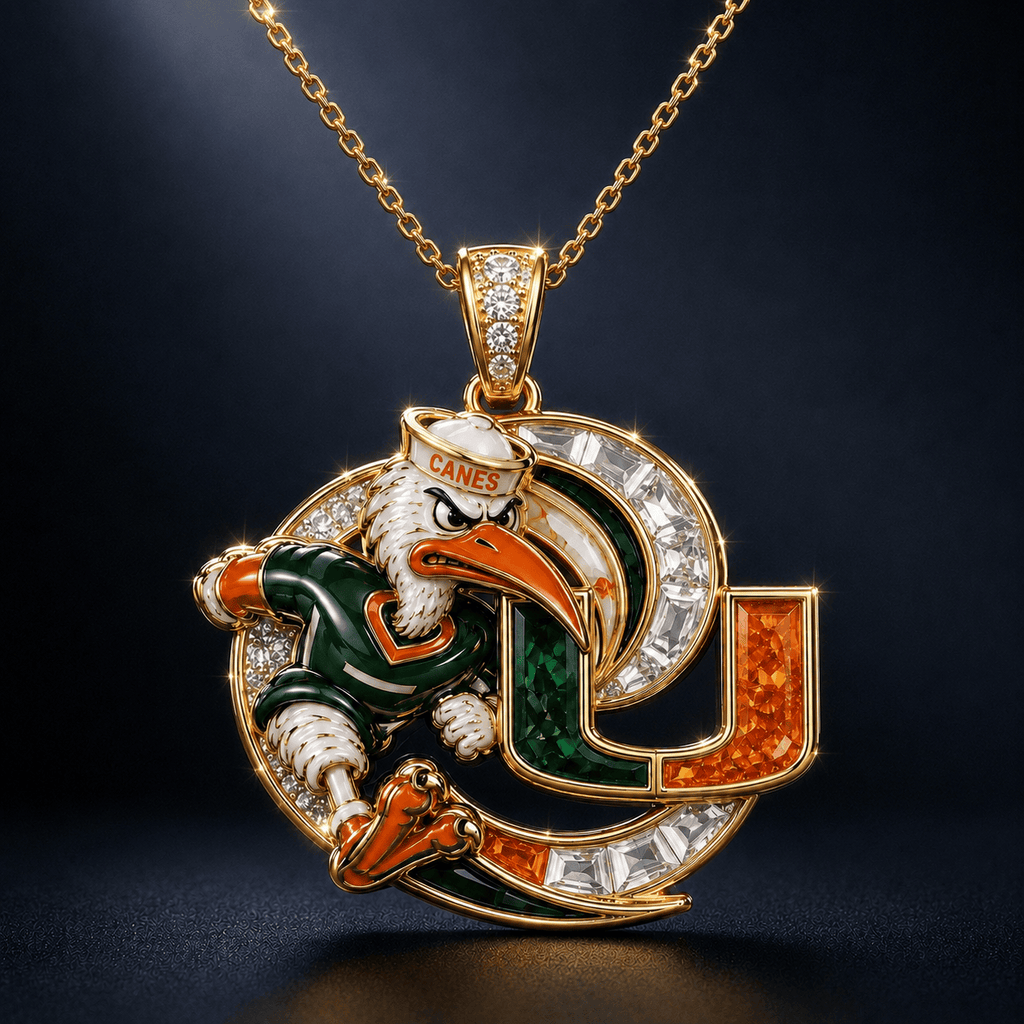 MHC Solid Gold Chain with Diamond Pendant TMH
