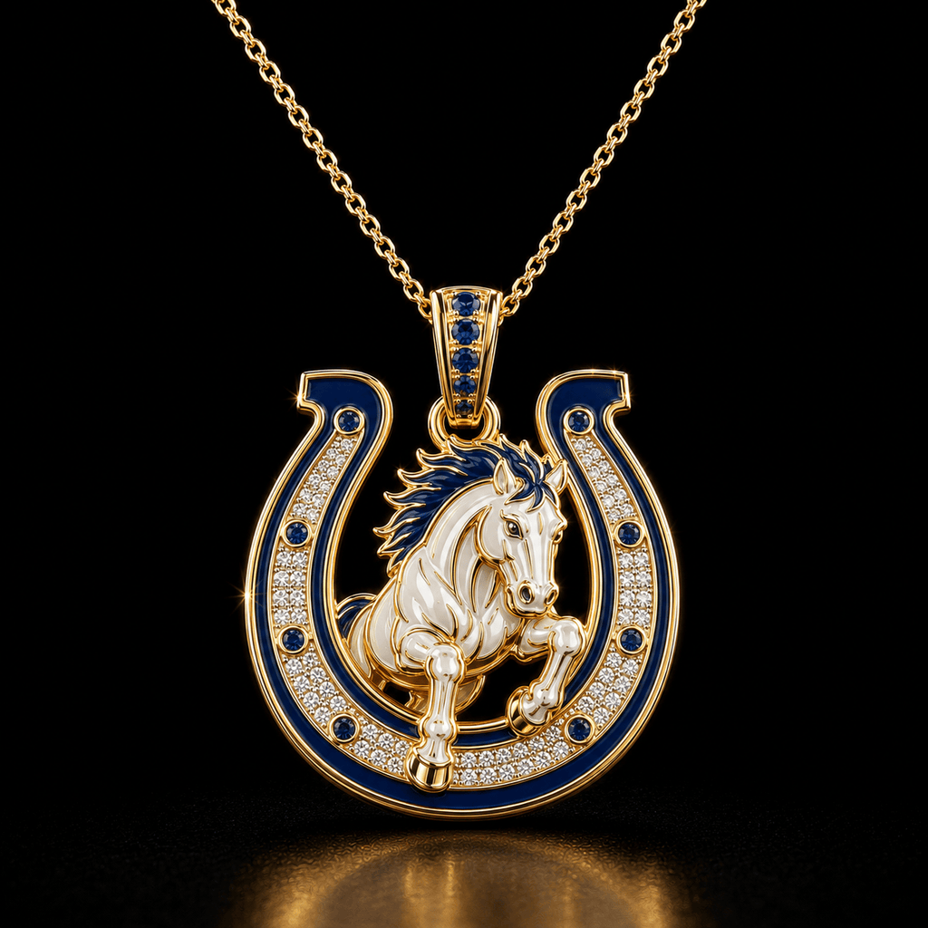IDC Solid Gold Chain with Diamond Pendant TMH