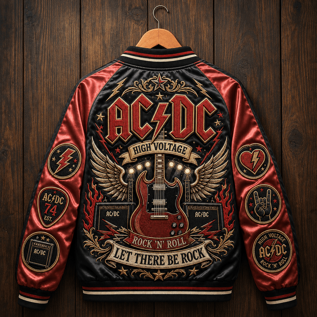 PREMIUM ACD SATIN BASEBALL JACKET NTNA
