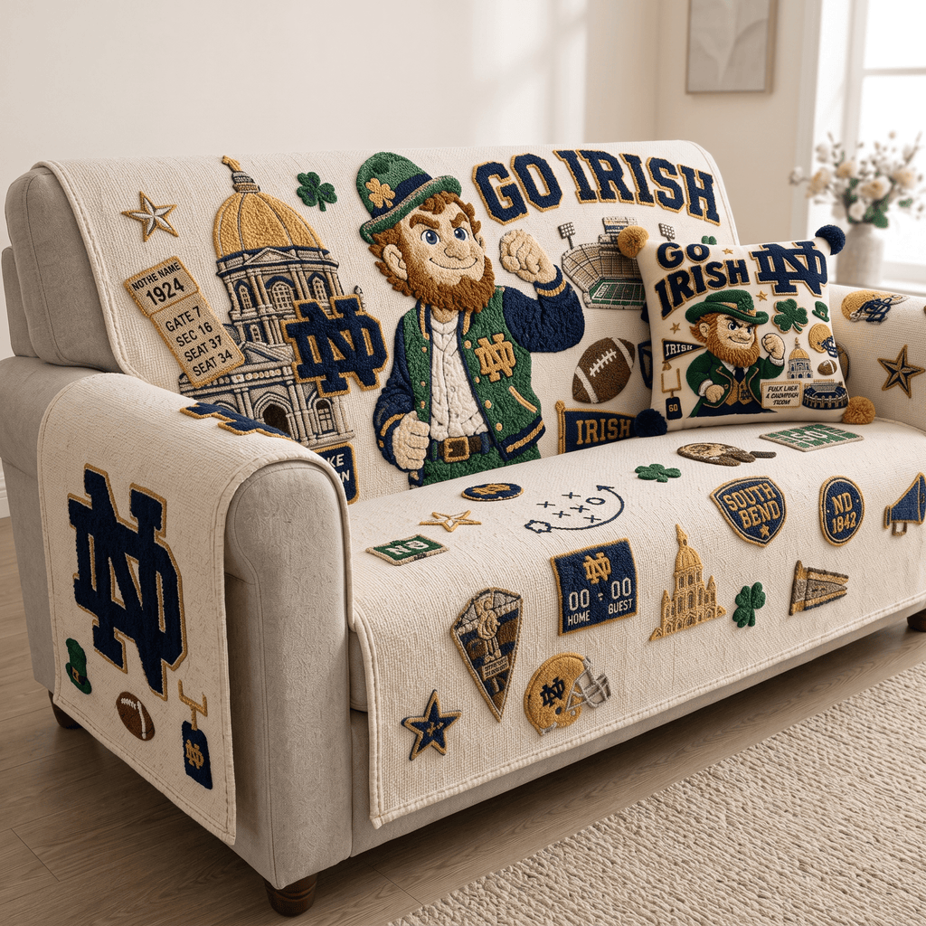 NDFI Tufted Sofa Cover & Pillow Set HTTT