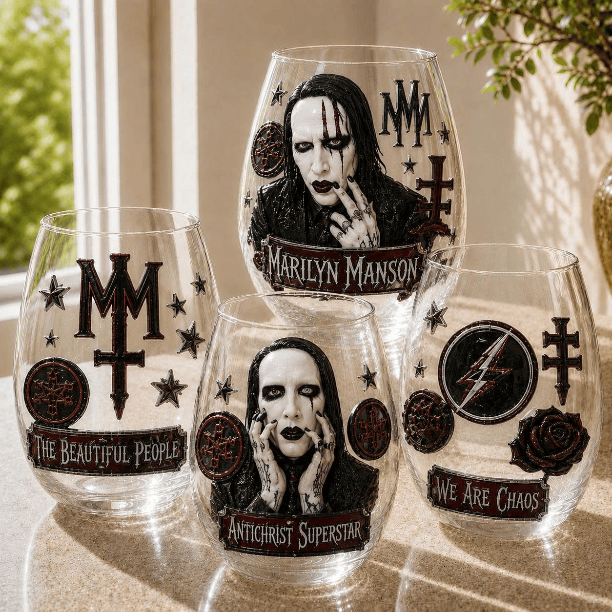 Premium MMS Wine Glass Cup TTN