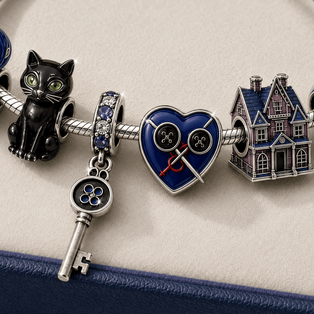 CRLN Silver Charm Bracelet Set TMH